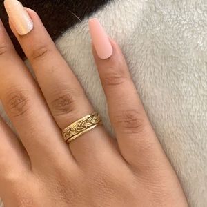 Gold Rope Ring